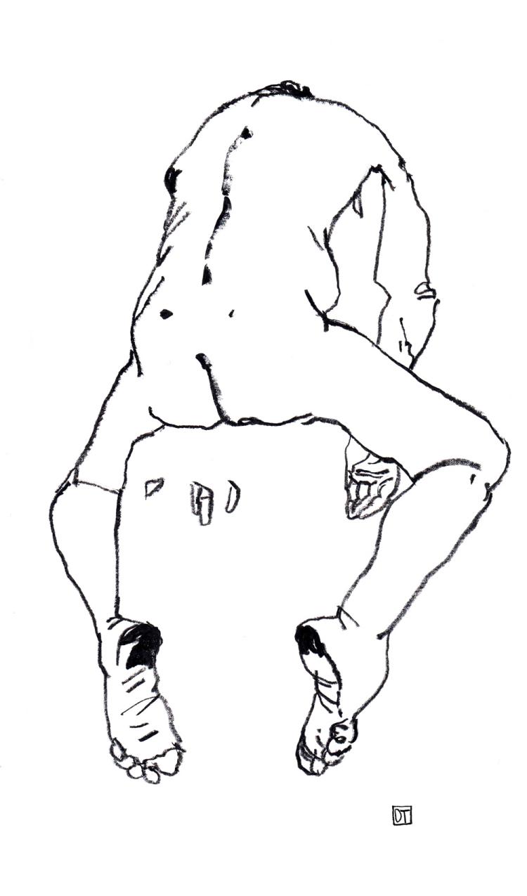 dessin de nu
